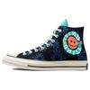 Chuck 70 High Sunny Floral Unisex Sneakers Black Washed-Teal Game-Royal 172824C