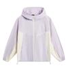 Спортивная серия трендов Куртка женская с капюшоном на молнии, универсальная, повседневная, с защитой от УФ-лучей, фиолетовая AFDV994-1