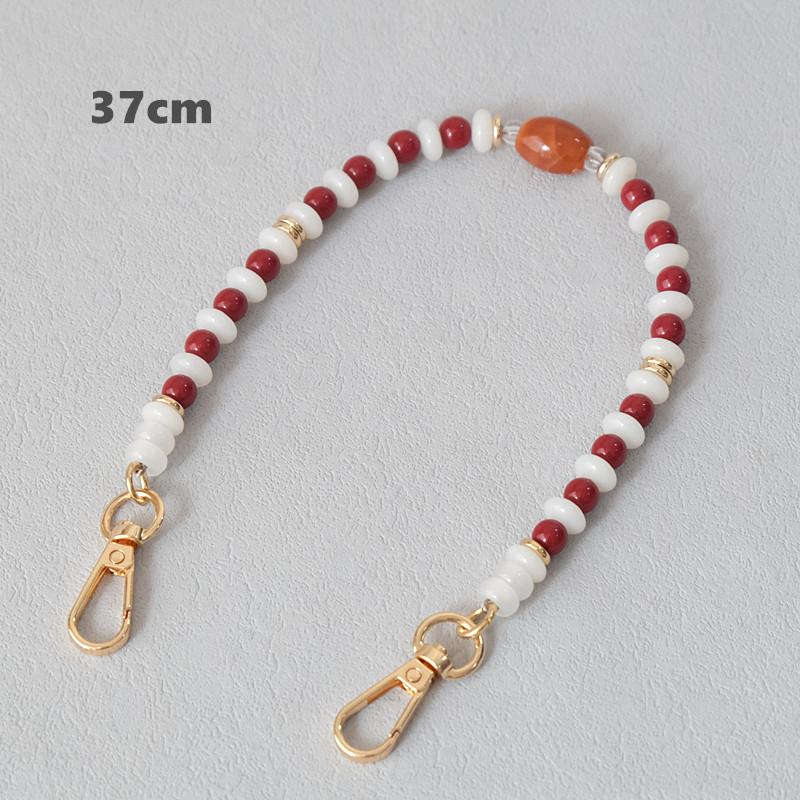 Новый женский аксессуар для сумки Зеленый Белый Конфетный Акриловая смола С бусинами Деталь Ручной работы Браслет на запястье Ремешок для сумки Женская ручка для сумки Цепочка