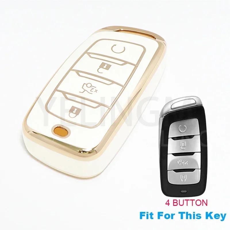 Чехол из ТПУ для ключа автомобиля, держатель-протектор для ключа-брелока для Changan CS85 CS35 Plus CS25 CS95 CS85 Coupe, защитная крышка для ключа