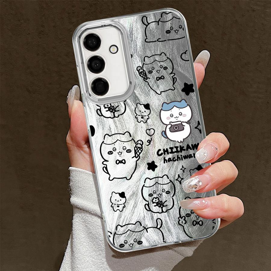 Мягкий чехол для телефона Samsung Galaxy A23 A13 A14 A55 A21s A24 A15 A16 A33 A34 A35 A36 A26 A51 A52 Мультяшный Chiikawa