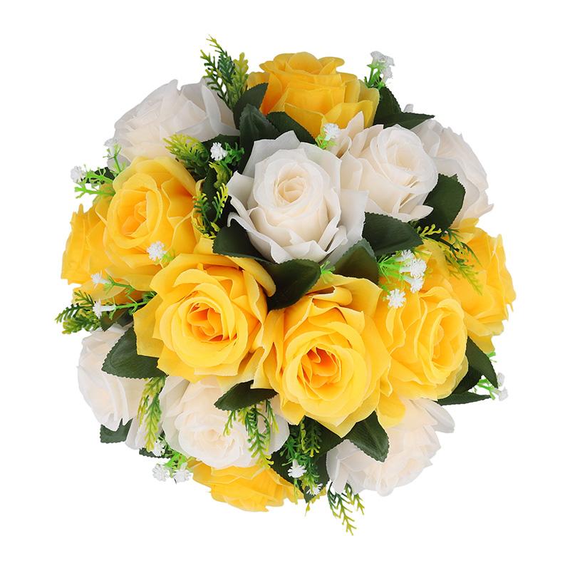 1 шт. Центральная композиция, украшения для стола, декор для направления движения, шар из роз, римская колонна, свадебный декор, красивый