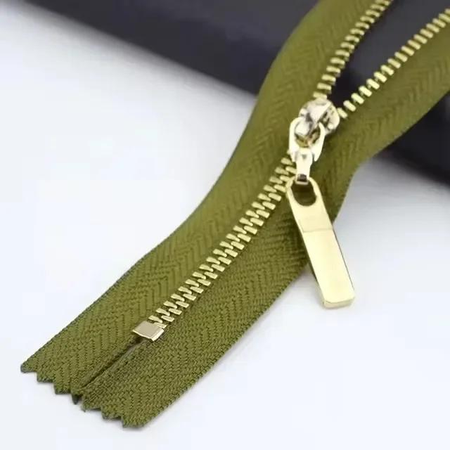 5/10 шт. №3 15-30 см Металлическая молния с закрытым концом для кошелька, сумочки, декоративная молния-застежка на одежду, карманы, аксессуар для шитья DIY