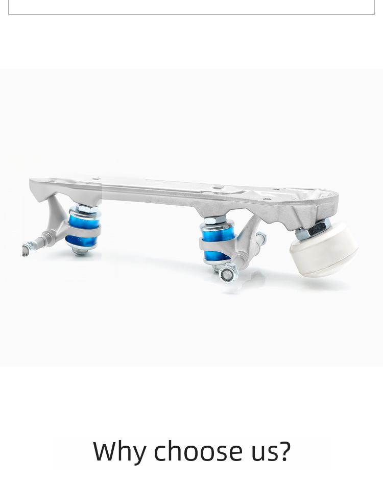 Алюминиевая двухрядная база для роликовых коньков и аксессуары