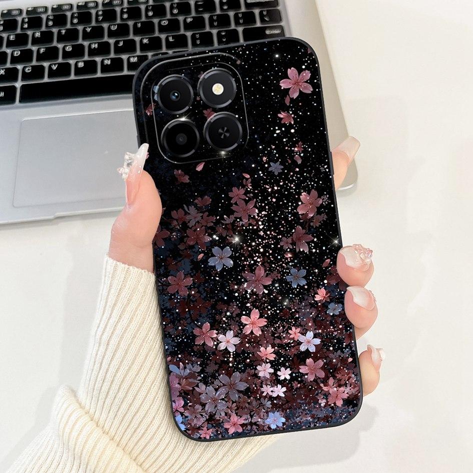 6.61" Чехол для Honor X6c 2025 Милый Панда Кролик Мягкий Жидкий Силикон Ударопрочный ТПУ Задняя Крышка Для HonroX6c Play 9C NIC-LX1 Para