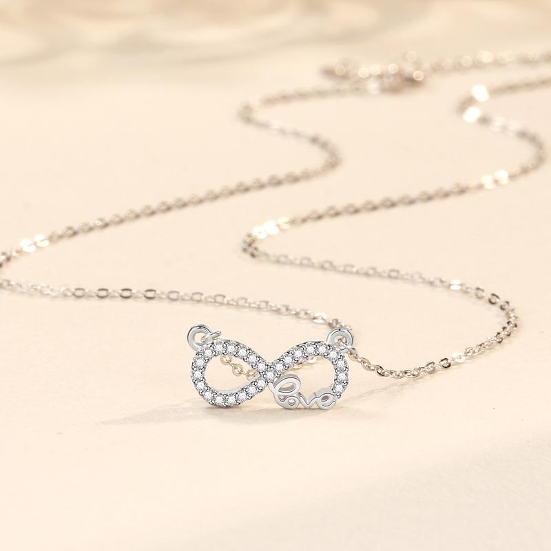 Ожерелье Mobius женское 8-символьное вечное ожерелье любовь модные аксессуары нишевые аксессуары высокого класса