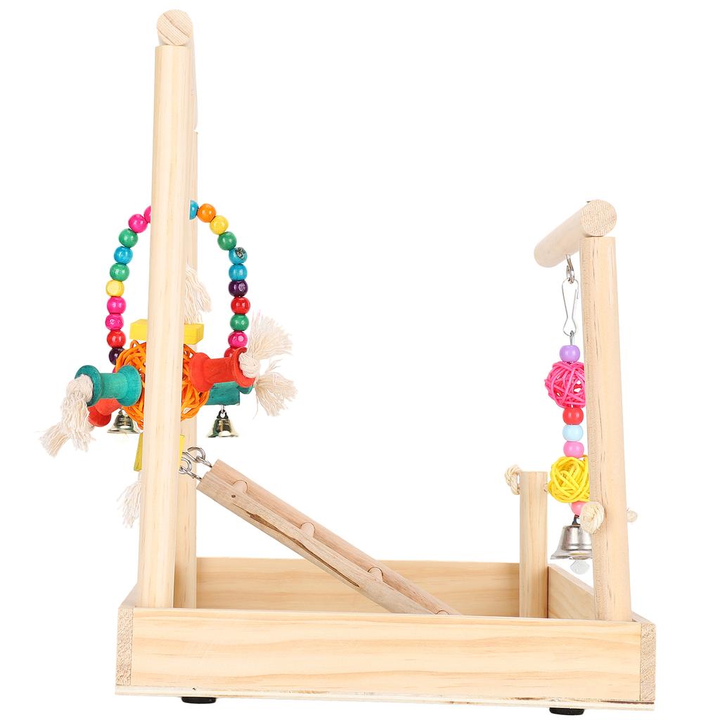 Игровая площадка для попугая Деревянная подставка для птиц Клетка для птиц Жердочка Тренировочные принадлежности