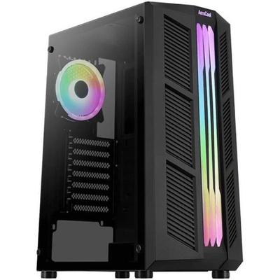 Aerocool корпус midi-tower atx aerocool prime rgb со стеклянной панелью (нуар)
