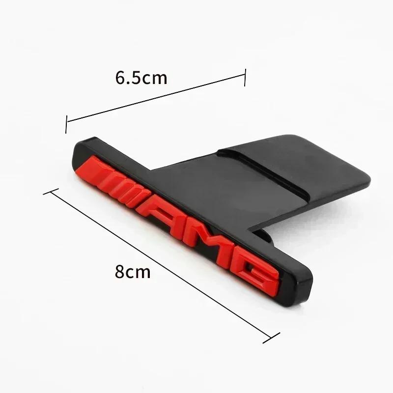 2025 For Mercedes-Benz Car Chrome Front Hood Grille Emblem Badge Auto Trinket for Mercedes Benz AMG LOGO X253 X247 W205 W206 W21