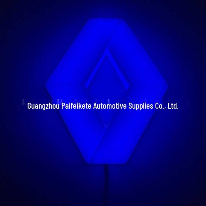 Светящийся светодиодный значок задней двери для Renault Koleos, Megane, Fluence, Latitude