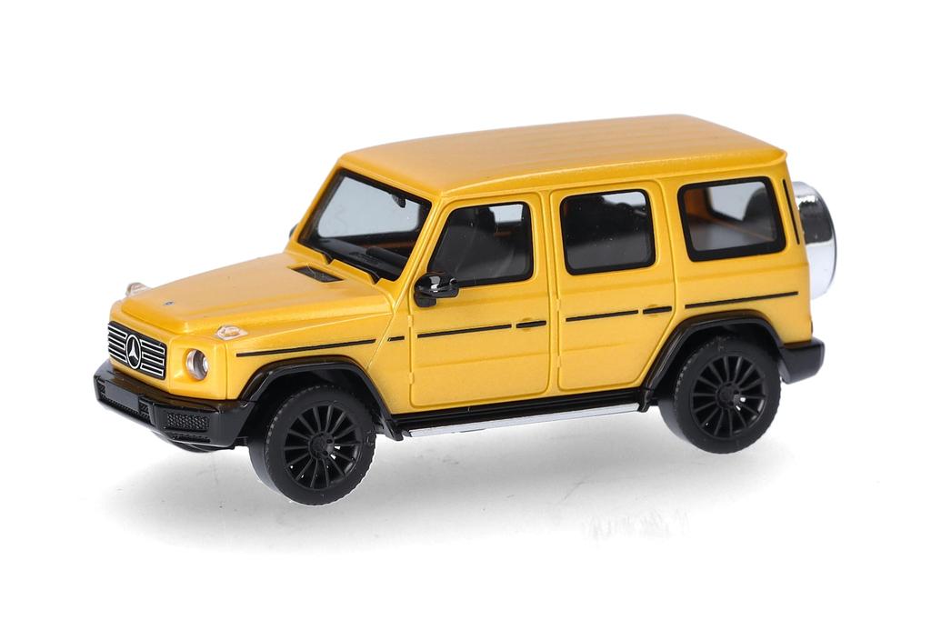 Herpa Yellow Metallic Herpa HO Scale Diecast Car 1/87 Mercedes-Benz G-Class G-Class