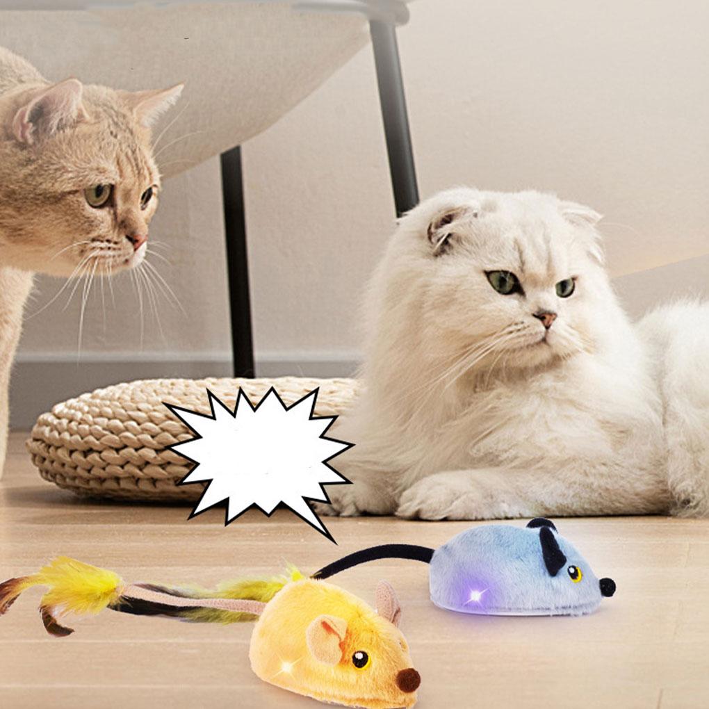 1PC Rat Funny Cat Toy With Remote Control Multicolor Mouse Cute Wireless Controlled Toy Rat Pet Supplies Cat Pet Supplies