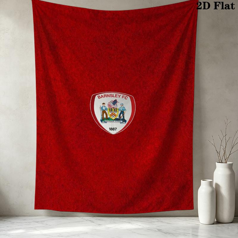 Тканое полотно Barnsley Fc Эстетичное настенное панно Печатная ткань Одеяло Декоративные гобелены Для спальни Гостиной Домашний декор