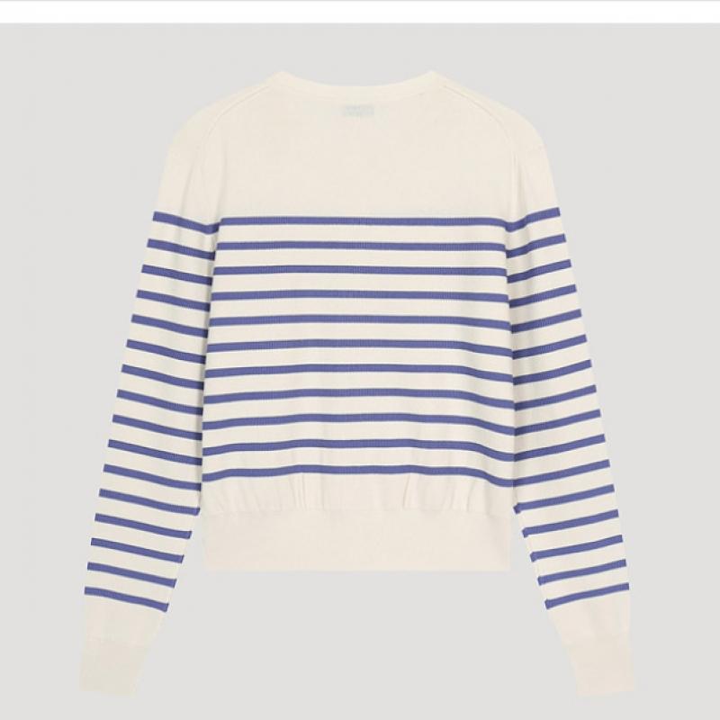 [She S miSS] Полосатый кардиган с круглым вырезом SSkcdo11060