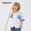 Летняя рубашка с коротким рукавом для мальчиков MOMOCO