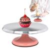 Алюминий Цинк Цинковый сплав Вращающийся столик для торта на день рождения 10 /12 дюймов Вращающаяся подставка для десертов Кексы