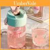 Пластиковый стакан для воды для женщин с трубочкой для офиса и дома