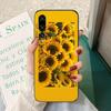 Великолепный чехол для телефона с цветами подсолнуха и розы для Huawei P50 P40 P30 Pro Lite P Smart 2021 2019 Magic 3, мягкий черный чехол для телефона
