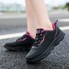 Women's Running Shoes Autumn Shock Absorption Female Sport Shoes Lightweight Casual Shoes Leather Surface Waterproof Low Help