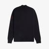 Fred Perry [Острый] Вязаный джемпер с воротником-стойкой и лавровым венком - Черный Afpm2438530-102