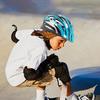Kids Helmet Bright Color Protective Easy To Wear Universal Bicycle Riding Headgear Equipment for 8-12 Year Old Kid