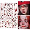 Halloween Stickers Party Makeup Face Stickers Ghost Festival Decoration Simulation Horror Wound Scar Stickers