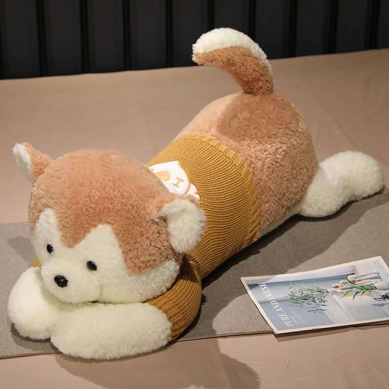 Мультяшный свитер Собака Подушка-игрушка Плюшевая игрушка Кукла Щенок Собака Кукла Детская успокаивающая тряпичная кукла