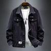 Men's Denim Spring and Autumn Version of The Trend of Loose Versatile Casual Workwear Jacket Plus Size
