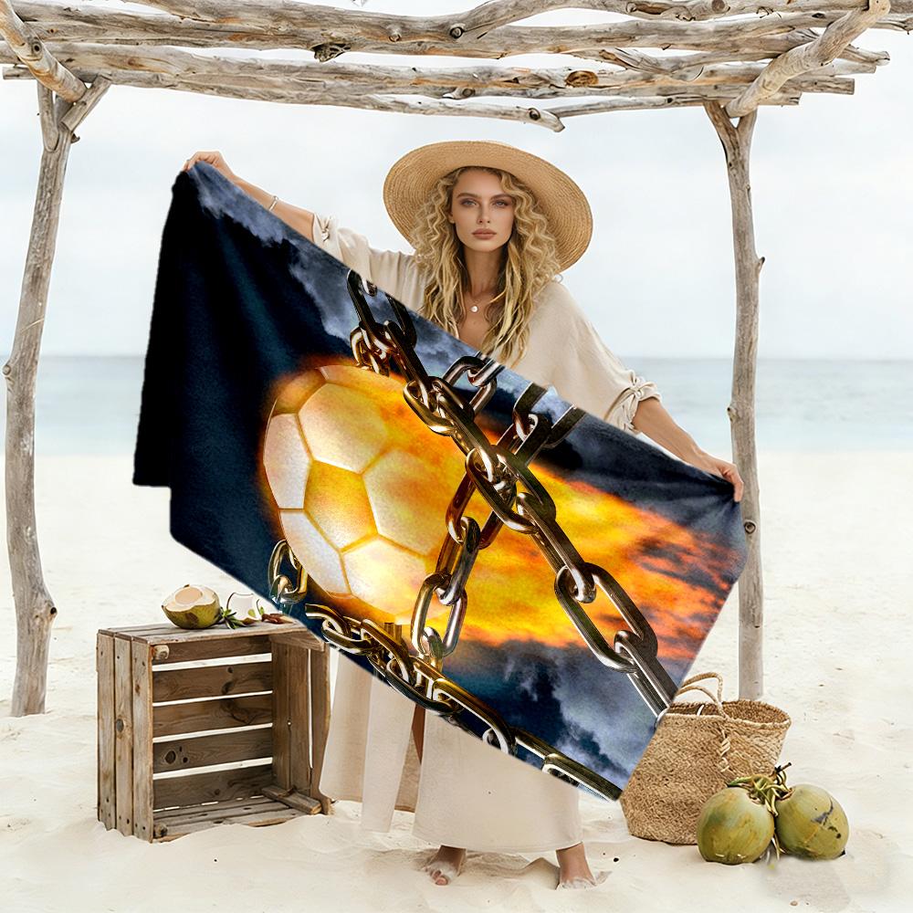Marathon Together Beach Towel Super Soft Microfiber Quickdry Fabric Comfortable Lightweight