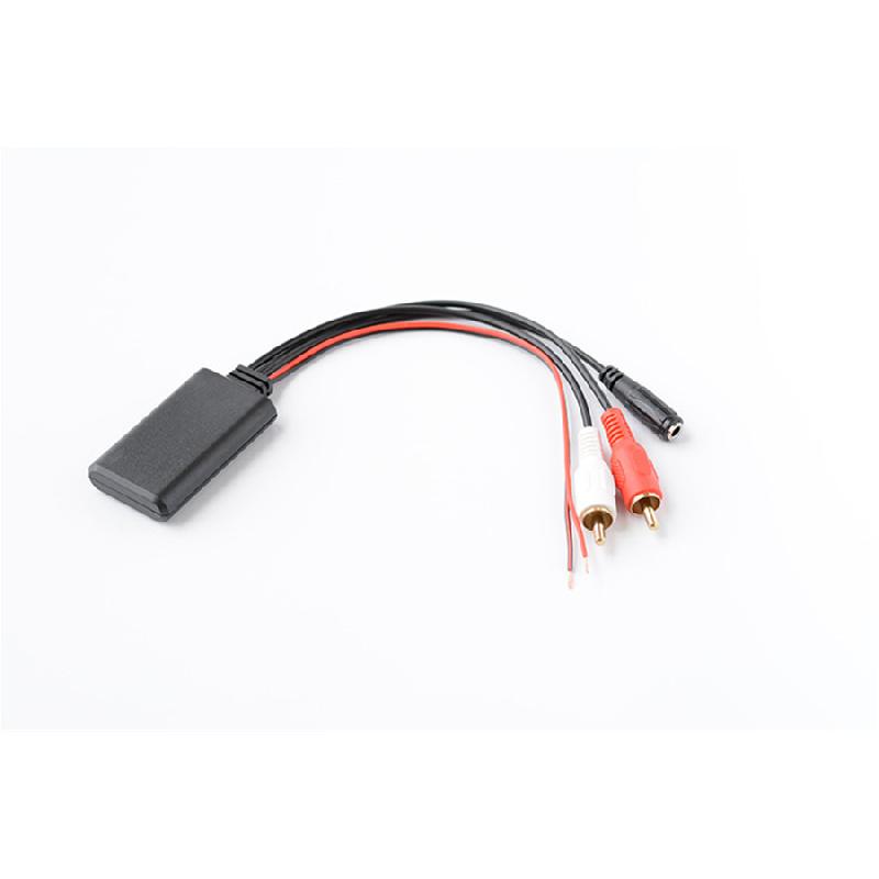 Новый Автомобильный 2RCA Беспроводной Адаптер Подключения Bluetooth AUX Музыка + МИКРОФОН Bluetooth Телефон