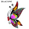 Rhinestone Butterfly Brooches For Women Fashion Insect Pin 4 Colors Available Wedding Party Jewelry High Qaulity