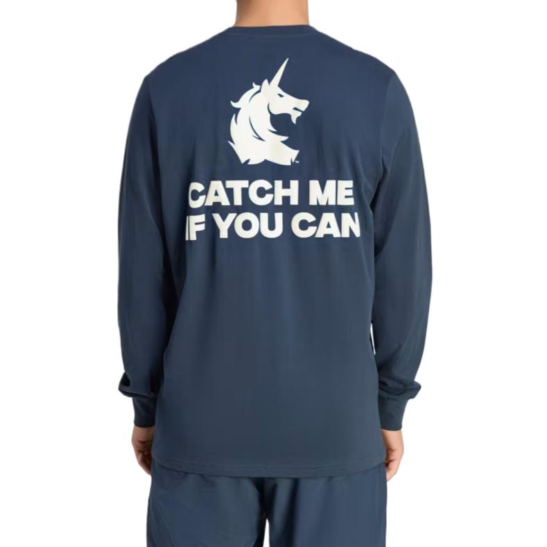 Adidas Бостонский марафон 2026 с длинным рукавом Удобная вязаная мягкая приятная для кожи футболка для бега Мужские топы KG4576