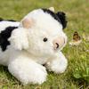 Милая Цветочная Корова Плюшевая Игрушка Животное Домашний Декор Высококачественный И Удобный Подарок на День Рождения Ребенка Компаньон Подарок