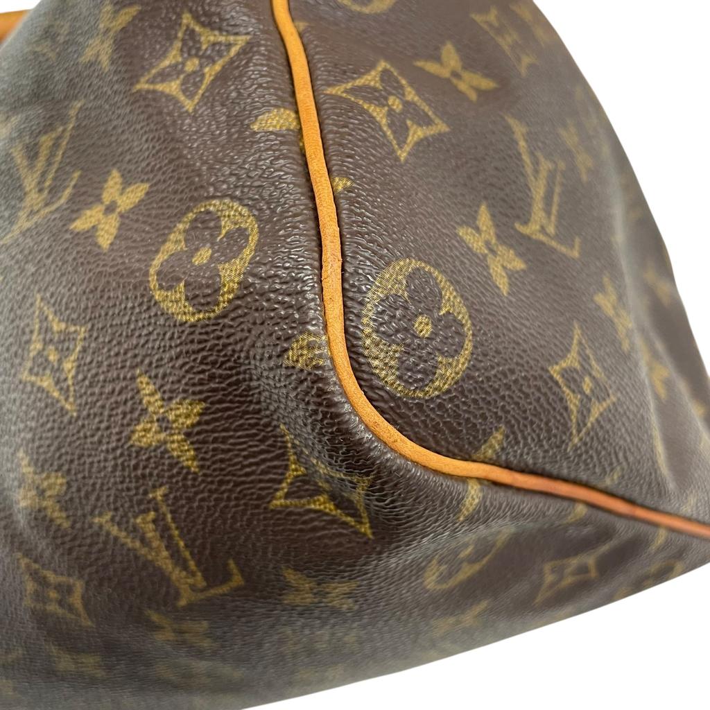 Подержанная сумка Louis Vuitton Monogram Speedy 35 M41524 Бостонская сумка Канва Коричневый Аутентичная 1213