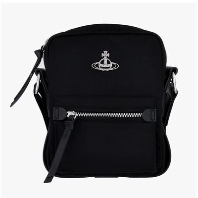 Vivienne Westwood Jackson Нейлоновая сумка-сатчел Маленькая сумка через плечо 4803000bu W001y N401