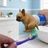 Pooping French Bulldog Toothpaste Dispenser Vomit Cat Toothpaste Topper Bathroom Toothpaste Dust Protection Cap Cover Prank Accessories