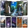 Водопад природа Деревья корабль Чехол для Samsung Galaxy A52 5G A12 A70 A50 A40 A20s A30 A10s A20e A10 A22 A72 A32 A02 A42 A04S Чехол