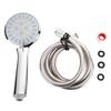 0-0.6Mpa Pressurized Water Saving Bathroom 3 Functions Handheld Shower Head Sprayer with Hose