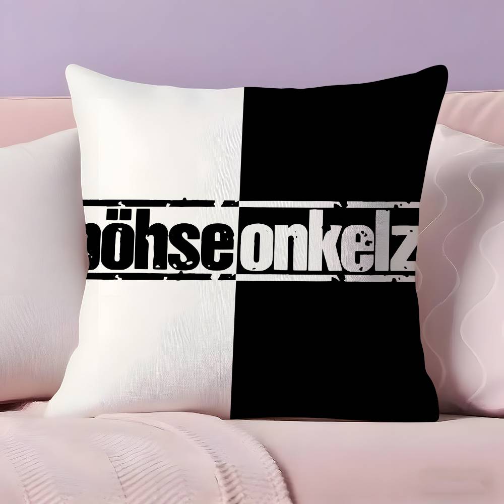 Наволочка группы B-Bohse O-Onkelz, ультрамягкая, приятная к коже ткань, комфорт как облако и потайная молния