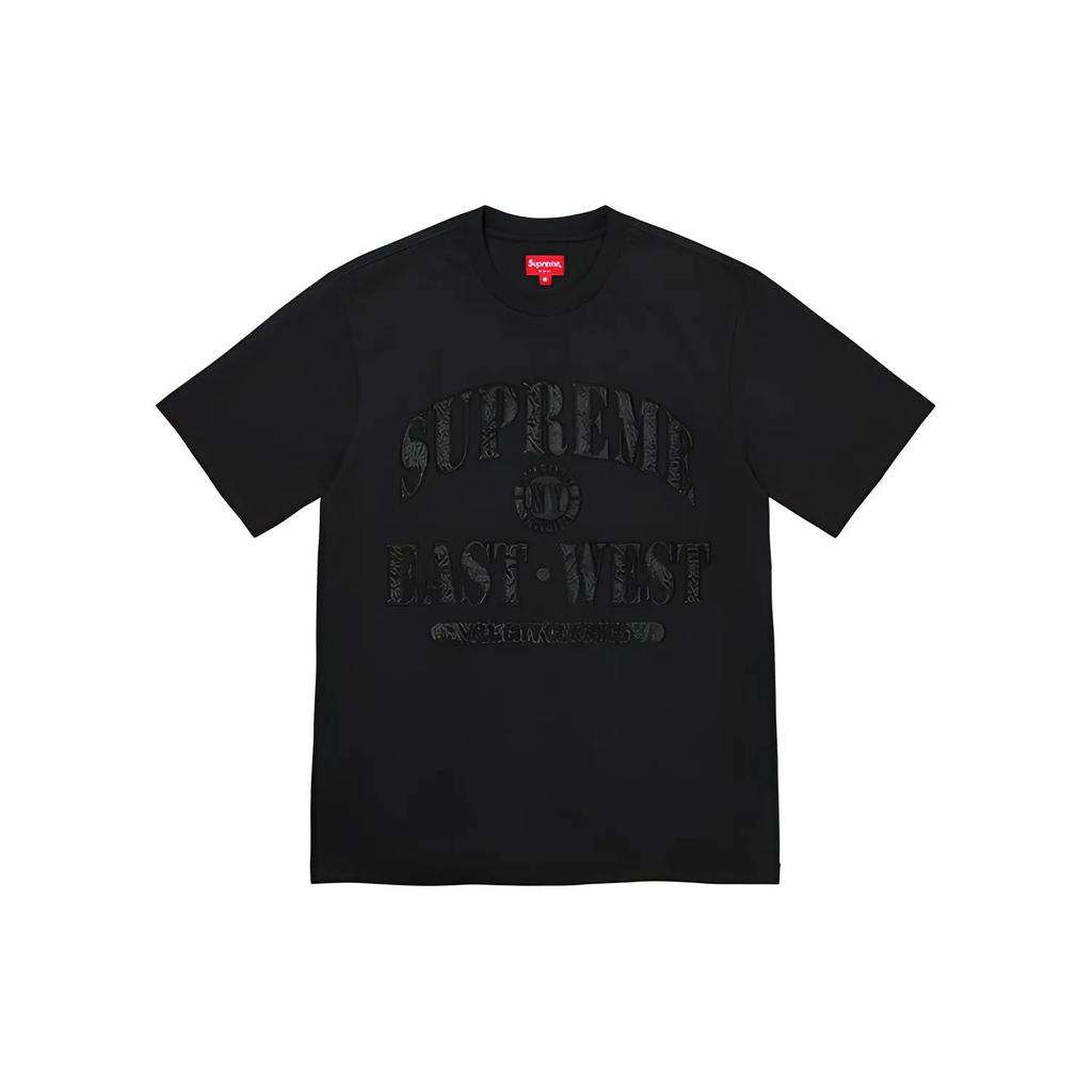 Supreme Верх East West с коротким рукавом (унисекс) Футболки SUP SS21 215