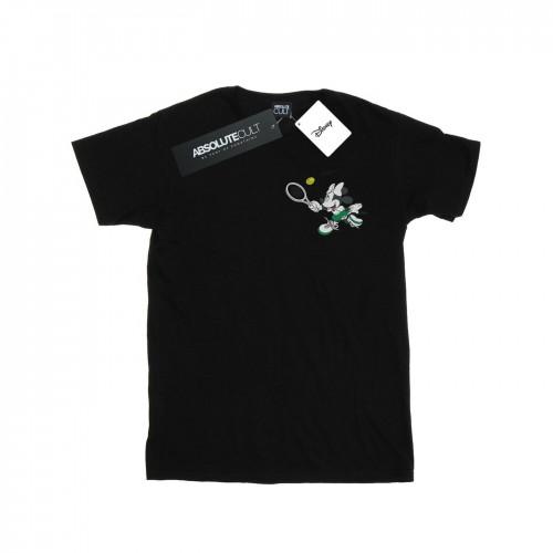 Disney Womens/Ladies Minnie Mouse Tennis Breast Print Cotton Boyfriend T-Shirt