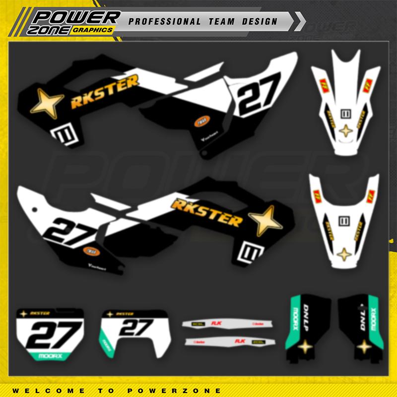 PowerZone For Husqvarna Decal TC FC 2023 2024 2025 TE FE 2024-2026 125-450CC Custom Team Graphics Adhesive Decals Stickers Kits
