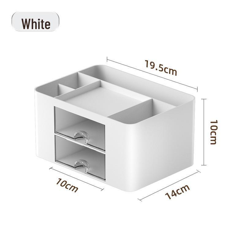 Acrylic Desktop Organizer: Drawer-Type Student Punch Clock & Pen Holder