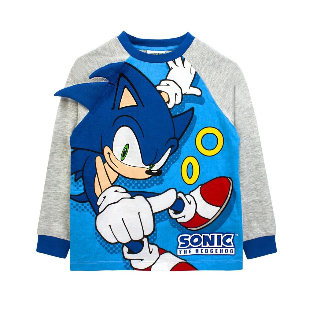 Sonic The Hedgehog Детский/детский пижамный комплект с шипами 3D