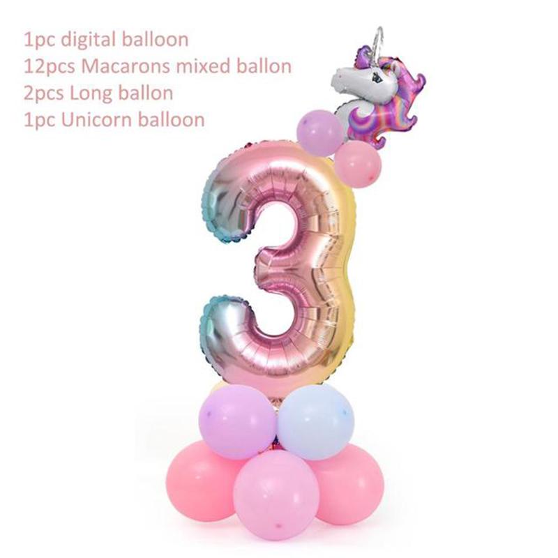 Товары для вечеринки в стиле «Единорог» Набор столовых приборов, бумажный стаканчик Unicorni, тарелка, украшение на торт для детей, день рождения, вечеринка, детский душ, украшения для девочек