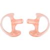 Pink Silicone Replacement Ear Insert Two Way Radio Ear Mold for Most Coil Tube Audio Kits