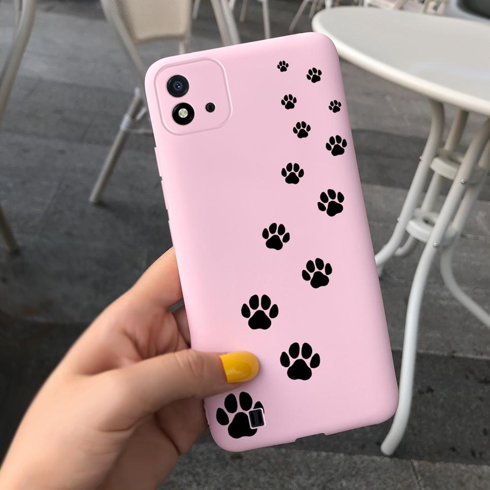 Канди Чехол для телефона Для Realme C11 2021 Чехол 6.52" Мультяшный Детский Девочка Задняя крышка Оболочка Для Oppo Realme C11 C 11 RMX3231 Силиконовый
