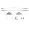 Furniture Anchors Stainless Steel Adjustable Enhanced Safety Anti Tip Furniture Wall Anchor Fasteners for Wardrobe Dresser