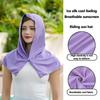 Cooling Hoodie Towel Evaporative Cool Technology Cooling Neck Wraps Comfortable Uv Protection Cold Towel For Sports Supplies