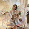 0-9 Number Balloon Decorative Birthday Party Balloon Bowknot Balloon Photo Props  Anniversary